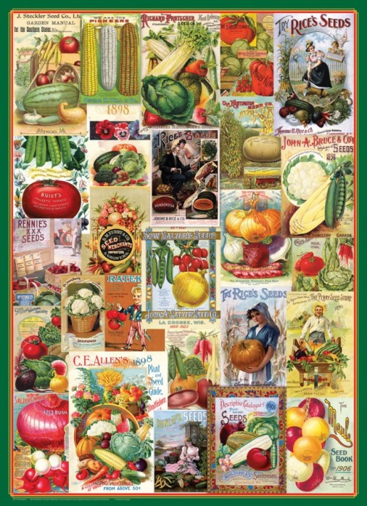 vegetable seed catalog covers (1000 st)