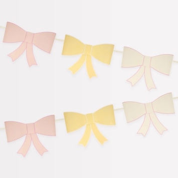 meri meri 3D paper bow garland | Kinderfeestwinkel | Speelgoedwinkel | Feestwinkel | Kinderwinkel | Amsterdam