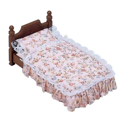 sylvanian families classic antique bed