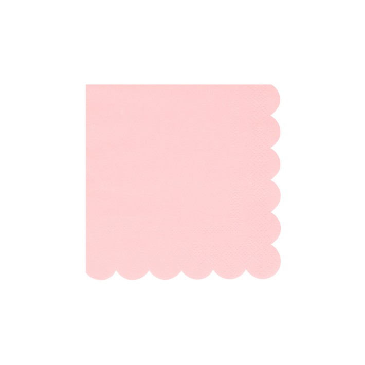 meri meri cotton candy pink napkins, small