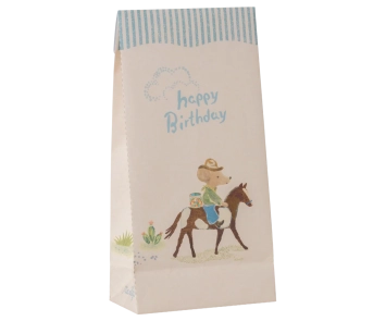 maileg goodie bag - happy birthday - cowboy | Kinderfeestwinkel | Speelgoedwinkel | Feestwinkel | Kinderwinkel | Amsterdam