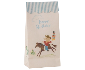 maileg goodie bag - happy birthday - cowboy | Kinderfeestwinkel | Speelgoedwinkel | Feestwinkel | Kinderwinkel | Amsterdam