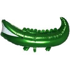 meri meri crocodile foil balloon