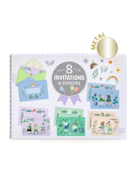 djeco uitnodigingen - fanfare van dieren | Kinderfeestwinkel | Speelgoedwinkel | Feestwinkel | Kinderwinkel | Amsterdam