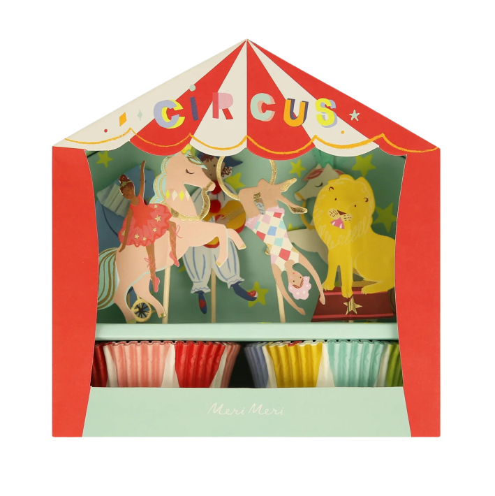 meri meri circus cupcake kit