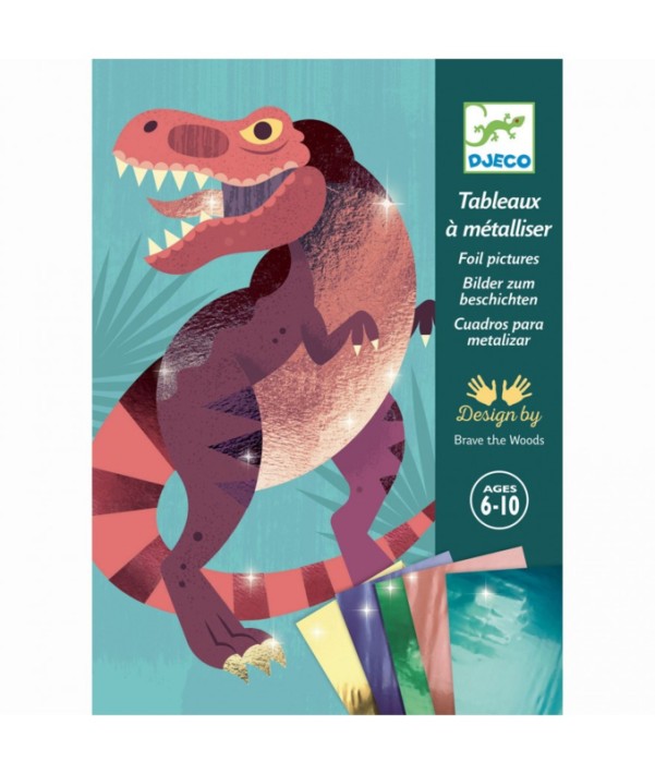 djeco folieplaatjes - jurassic | Kinderfeestwinkel | Speelgoedwinkel | Feestwinkel | Kinderwinkel | Amsterdam