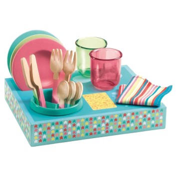 djeco dishware kit  | Kinderfeestwinkel | Speelgoedwinkel | Feestwinkel | Kinderwinkel | Amsterdam