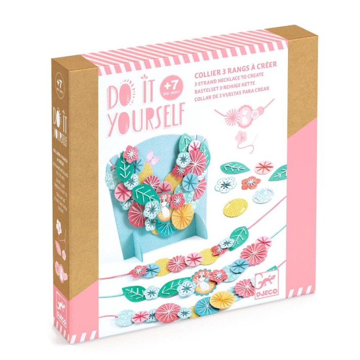djeco diy set kettingen maken - flora | Kinderfeestwinkel | Speelgoedwinkel | Feestwinkel | Kinderwinkel | Amsterdam