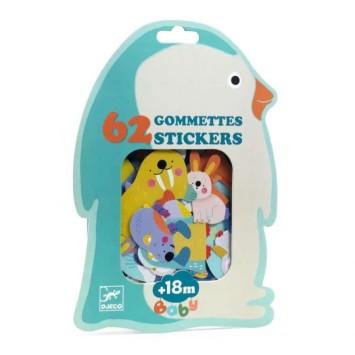 djeco stickers - ice field animals | Kinderfeestwinkel | Speelgoedwinkel | Feestwinkel | Kinderwinkel | Amsterdam