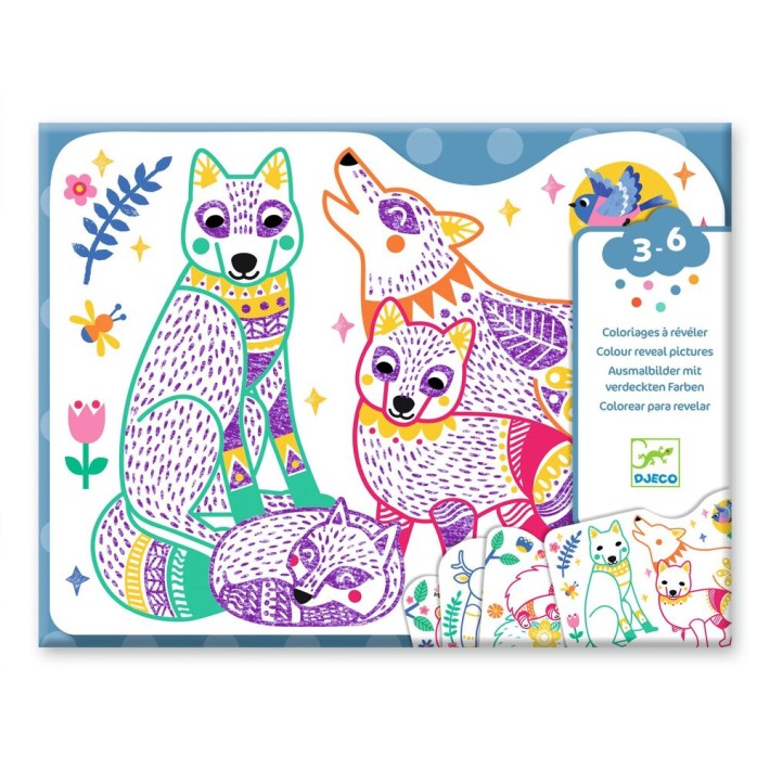 djeco kleurplaten - dieren in het bos | Kinderfeestwinkel | Speelgoedwinkel | Feestwinkel | Kinderwinkel | Amsterdam