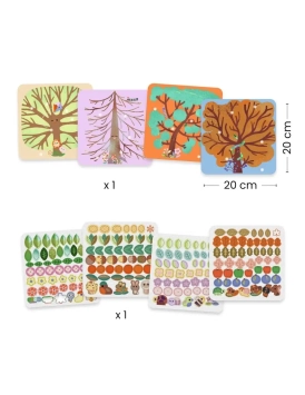 djeco craft set - through the seasons