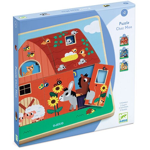 djeco puzzel - chez moo | Kinderfeestwinkel | Speelgoedwinkel | Feestwinkel | Kinderwinkel | Amsterdam