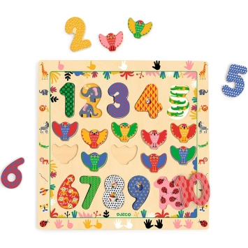 djeco puzzel - 1 tot 10 | Kinderfeestwinkel | Speelgoedwinkel | Feestwinkel | Kinderwinkel | Amsterdam