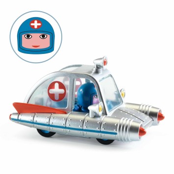 Djeco crazy motors - space ambulance | Kinderfeestwinkel | Speelgoedwinkel | Feestwinkel | Kinderwinkel | Amsterdam