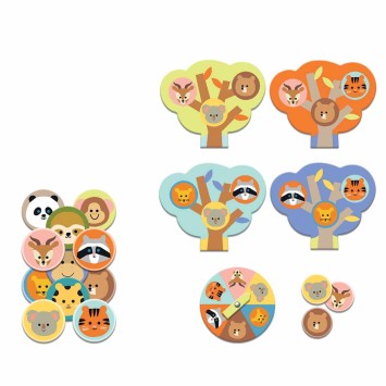 djeco spelletjesdoos - wilde dieren | Kinderfeestwinkel | Speelgoedwinkel | Feestwinkel | Kinderwinkel | Amsterdam