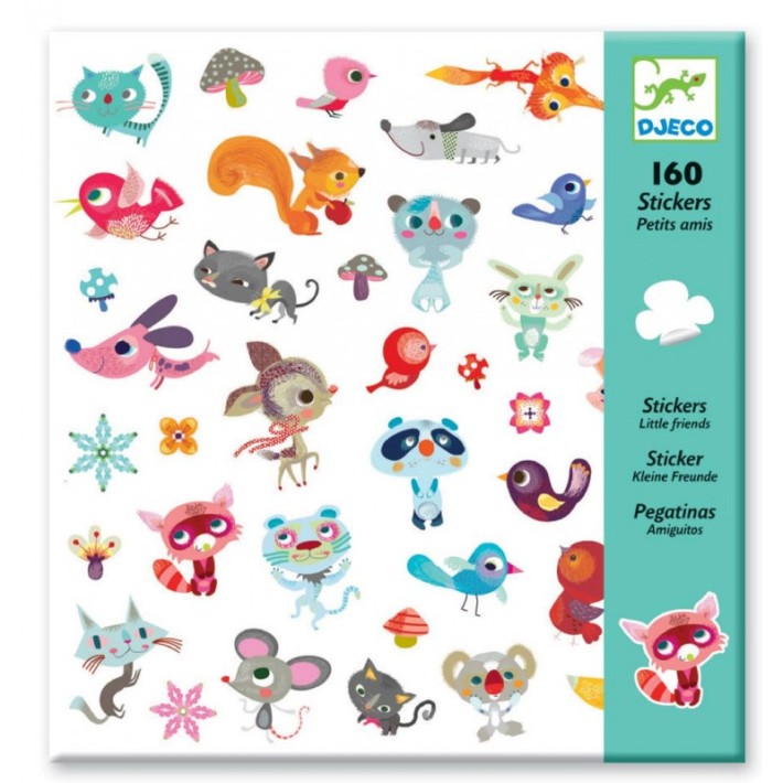 djeco stickers - kleine vriendjes