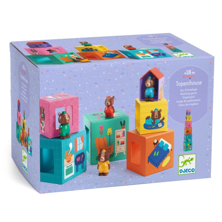 djeco stacking tower - topanihouse