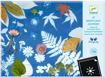 djeco knutselset cyanotype papier