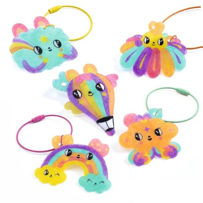 djeco sleutelhangers maken - kawaii