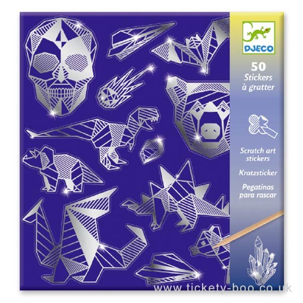 djeco krasstickers - ijzer