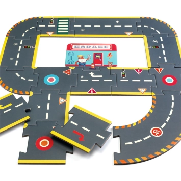 Djeco vloerpuzzel crazy motors - stadscircuit | Kinderfeestwinkel | Speelgoedwinkel | Feestwinkel | Kinderwinkel | Amsterdam