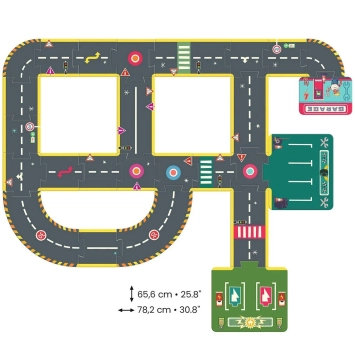 Djeco vloerpuzzel crazy motors - stadscircuit | Kinderfeestwinkel | Speelgoedwinkel | Feestwinkel | Kinderwinkel | Amsterdam