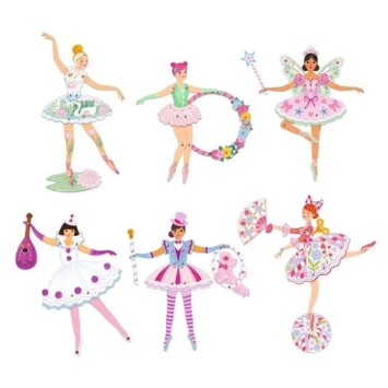 Djeco trekpoppetjes om in te kleuren - tutu | Kinderfeestwinkel | Speelgoedwinkel | Feestwinkel | Kinderwinkel | Amsterdam