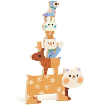 djeco relief puzzle - woodystack | Kinderfeestwinkel | Speelgoedwinkel | Feestwinkel | Kinderwinkel | Amsterdam