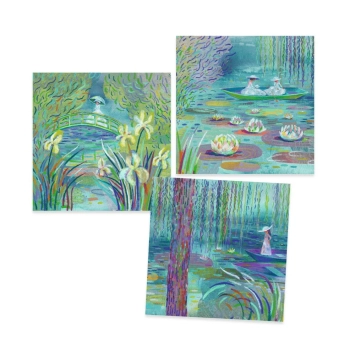 djeco inspired by claude monet - on the water lily pond