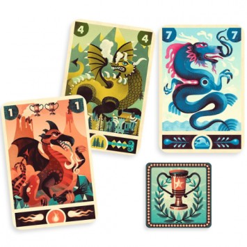 djeco game - dragon deck (6-99 yrs)  