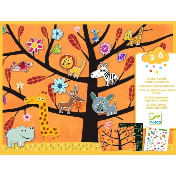 djeco herbruikbare stickers - off ground tag | Kinderfeestwinkel | Speelgoedwinkel | Feestwinkel | Kinderwinkel | Amsterdam