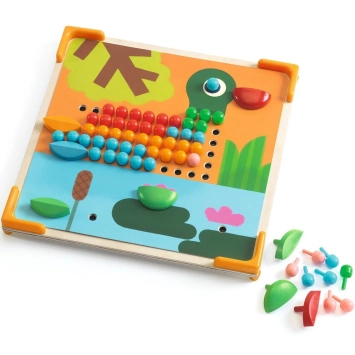 djeco mozaïekpuzzel - mini animo