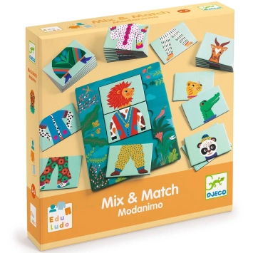 djeco mix & match puzzel - modanimo | Kinderfeestwinkel | Speelgoedwinkel | Feestwinkel | Kinderwinkel | Amsterdam