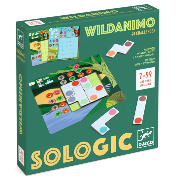 djeco spel sologic - wildanimo