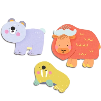djeco stickers - ice field animals