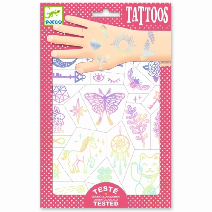 djeco tattoos - lucky charms | Kinderfeestwinkel | Speelgoedwinkel | Feestwinkel | Kinderwinkel | Amsterdam