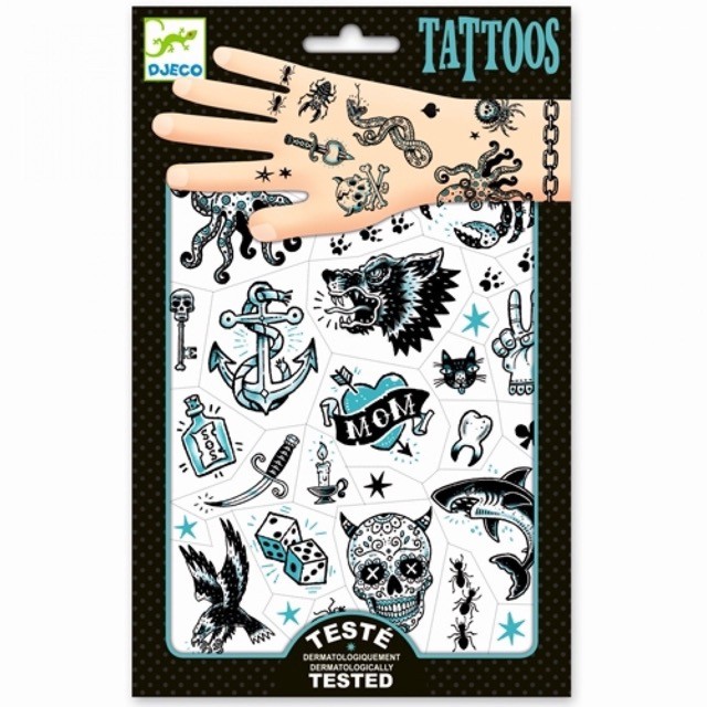 djeco tattoos - zeerovers | Kinderfeestwinkel | Speelgoedwinkel | Feestwinkel | Kinderwinkel | Amsterdam