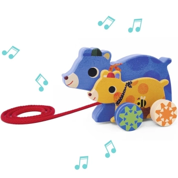 djeco trekfiguur met muziek - gabi & sam | Kinderfeestwinkel | Speelgoedwinkel | Feestwinkel | Kinderwinkel | Amsterdam