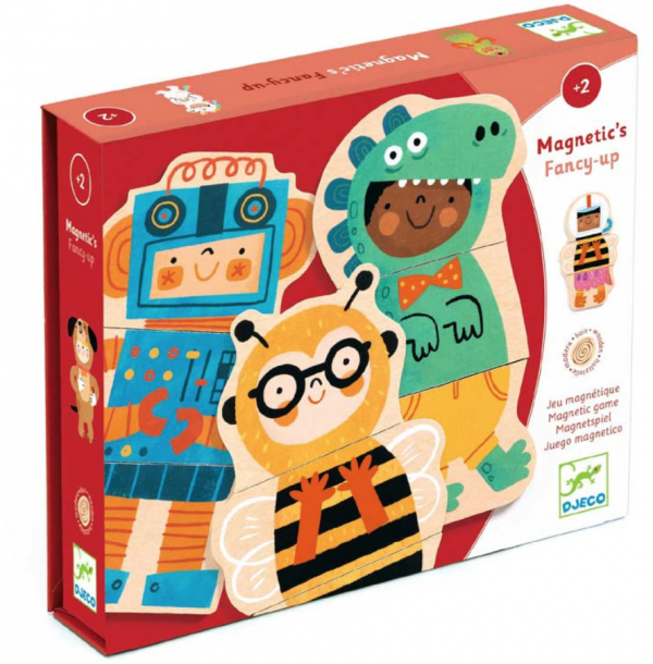 djeco houten magneten - verkleden | Kinderfeestwinkel | Speelgoedwinkel | Feestwinkel | Kinderwinkel | Amsterdam
