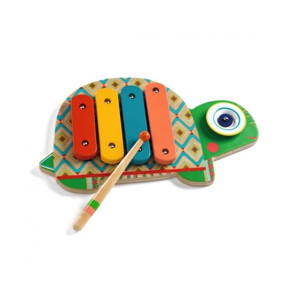 djeco cymbal & xylophone - turtle