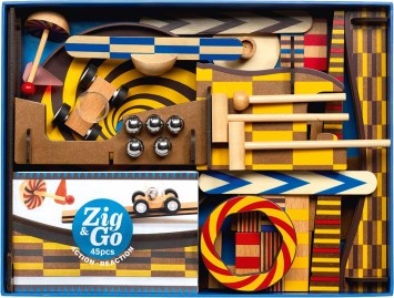 djeco zig & go - wroom - 45 pcs