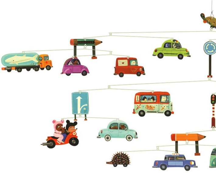 djeco mobile - cars