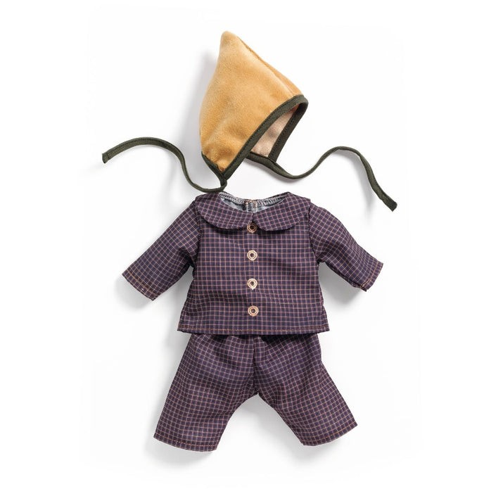 djeco doll clothes pomea - outfit ambre