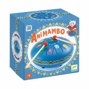 djeco animambo - large tongue drum - 11 notes