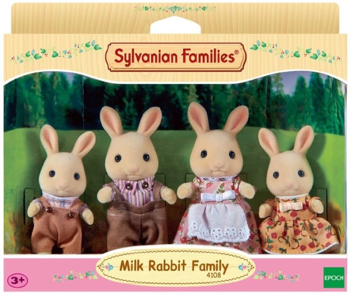 sylvanian families milk rabbit family