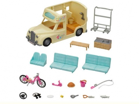 sylvanian families family camper