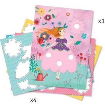 djeco magic colouring set - marie