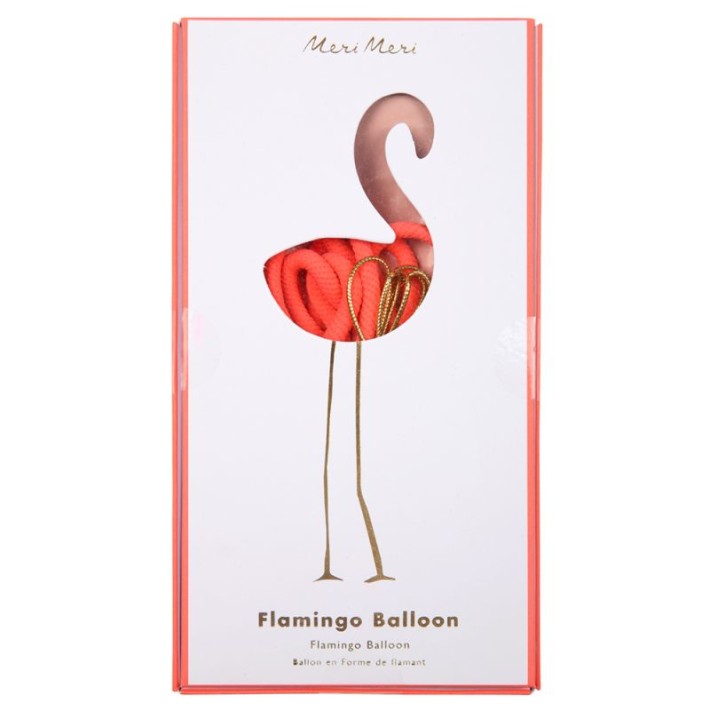 meri meri flamingo foil balloon