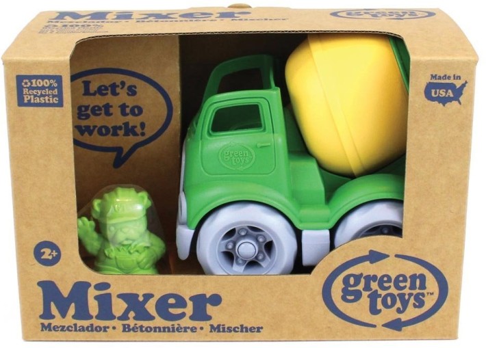 yellow and green mixer - green toys