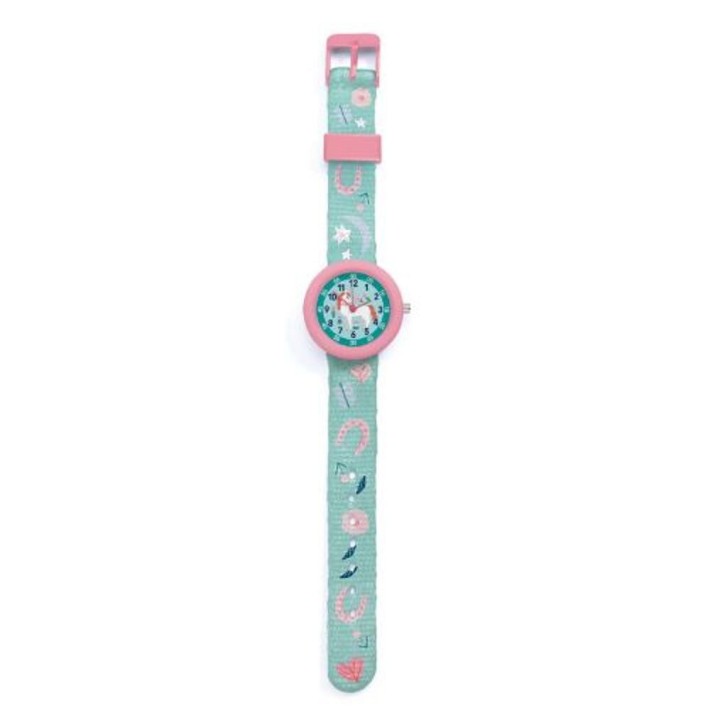 djeco horloge - horse | Kinderfeestwinkel | Speelgoedwinkel | Feestwinkel | Kinderwinkel | Amsterdam